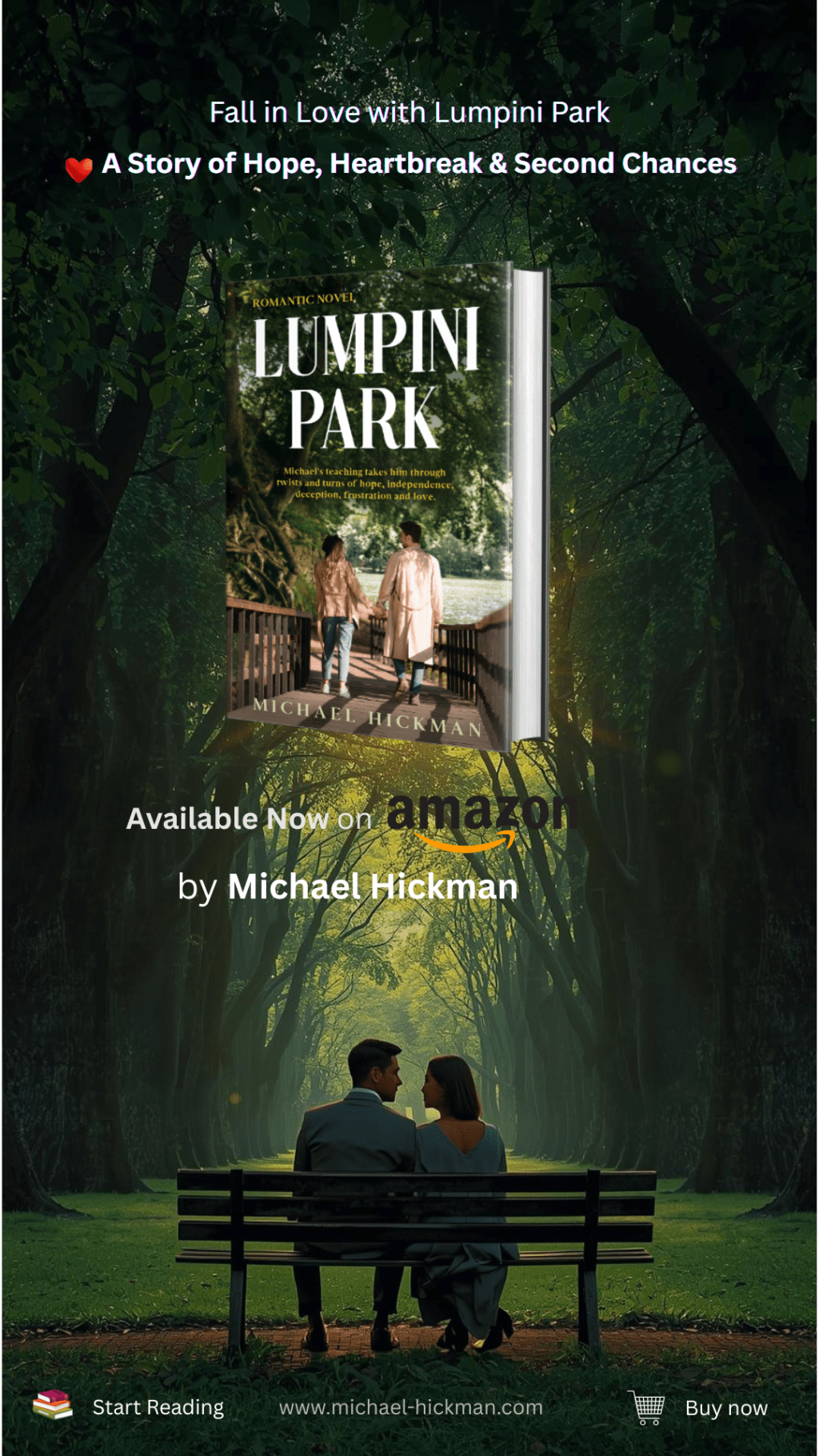 Lumpini Park book trailer by Michael Hickman – a romantic adventure set in Bangkok