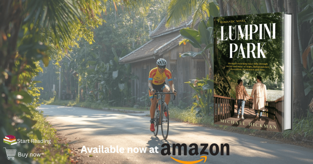 Cover of Lumpini Park – a romantic novel set in Bangkok Thailand